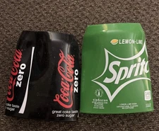 Silicone Beer Can Covers Hide A Beer (2 Pack) Two Different Can Wraps