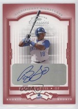 2004 Donruss Classics Rookie Significant Signatures Red Byron Gettis Auto e6p