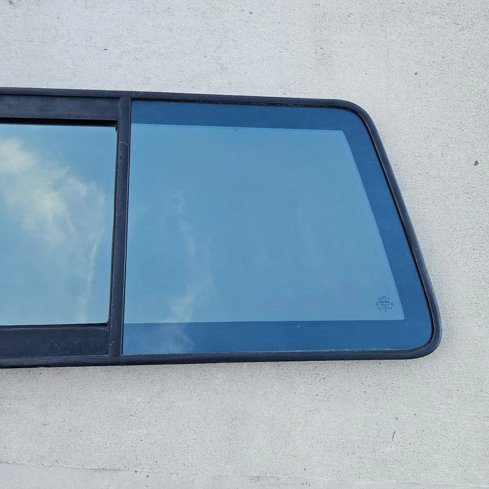 Vidro deslizante para janela traseira Ford Ranger 1998-2011 fabricante de equipamento original preto colorido - Imagem 4 de 4