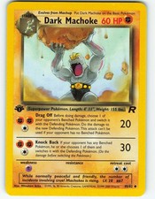 Dark Machoke - 1st Edition - 40/82 Team Rocket - WOTC - Pokémon TCG - 2000 on eBay