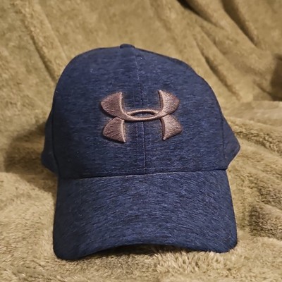 Under Armour Blue Breathable Baseball Cap L/XL Men Solid Sports Casual Hat