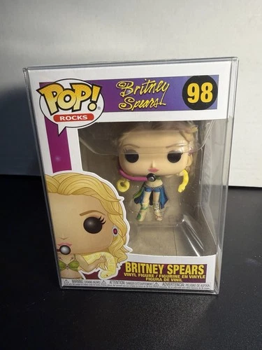 Funko Pop! Vinyl Rocks : Britney Spears (Slave 4 U) #98 Pop Protector Included