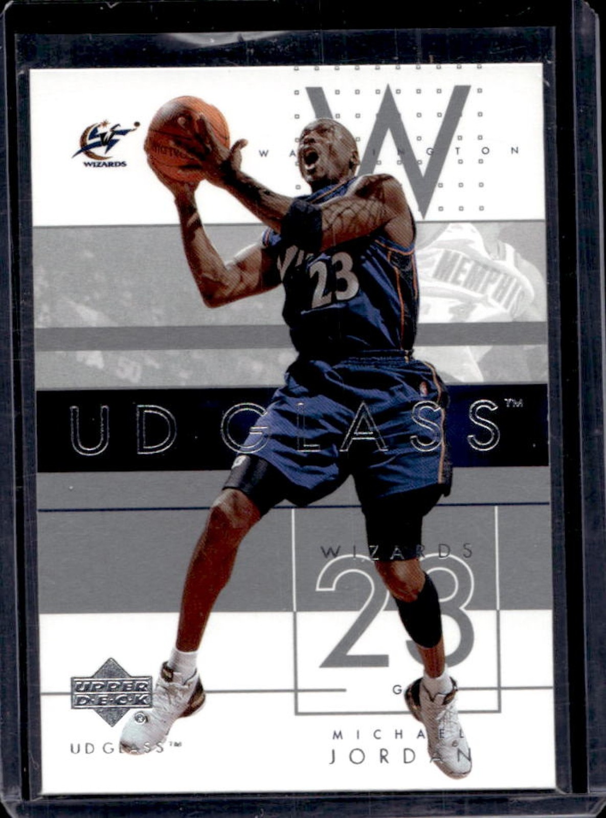 2002-03 Upper Deck Glass Michael Jordan #90 Wizards