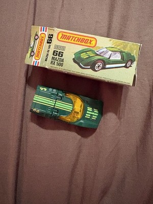 Matchbox Lesney Superfast SF66 Mazda RX500- green, Damaged Box