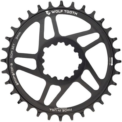 Wolf Tooth Direct Mount Chainring - 32t, Black SDM32-BST-B
