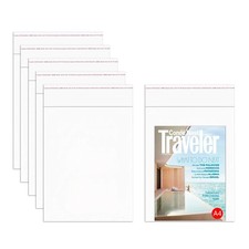 100 PCS Clear Cellophane Bags 11x14 Inch 2mil Resealable Self Sealing Poly
