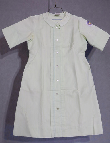 Vintage 1960's A.D. Tech New York Nursing Program Uniform w/Garment Bag