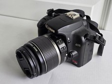 Canon EOS Rebel XS 10.1MP DSLR Camera w/ EF-S 18-55mm IS Lens Battery Tested