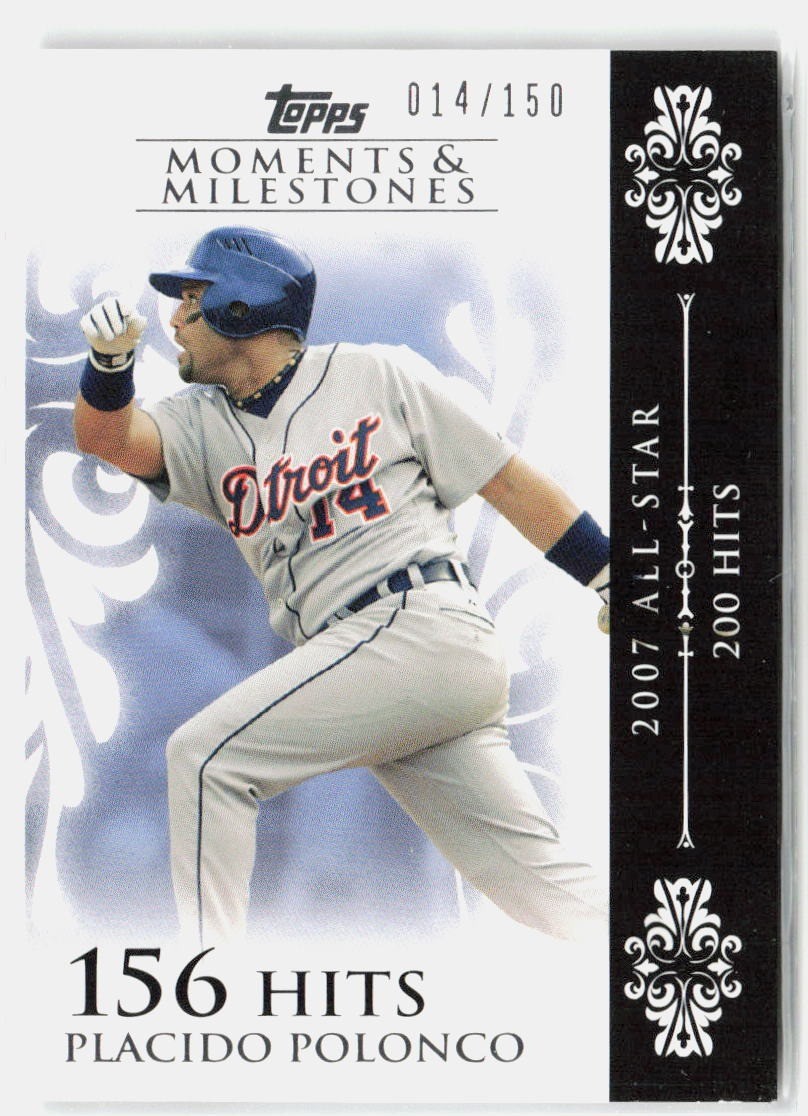 2008 Topps Moments & Milestones #103-123 Placido Polanco #/150