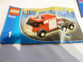 City 7239 Fire Engine With Instructions Used