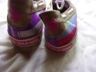 Ralph Lauren Boat Shoes Sz 10 B   Breeana Sneakers Plaid Pink Multicolor — photo 4