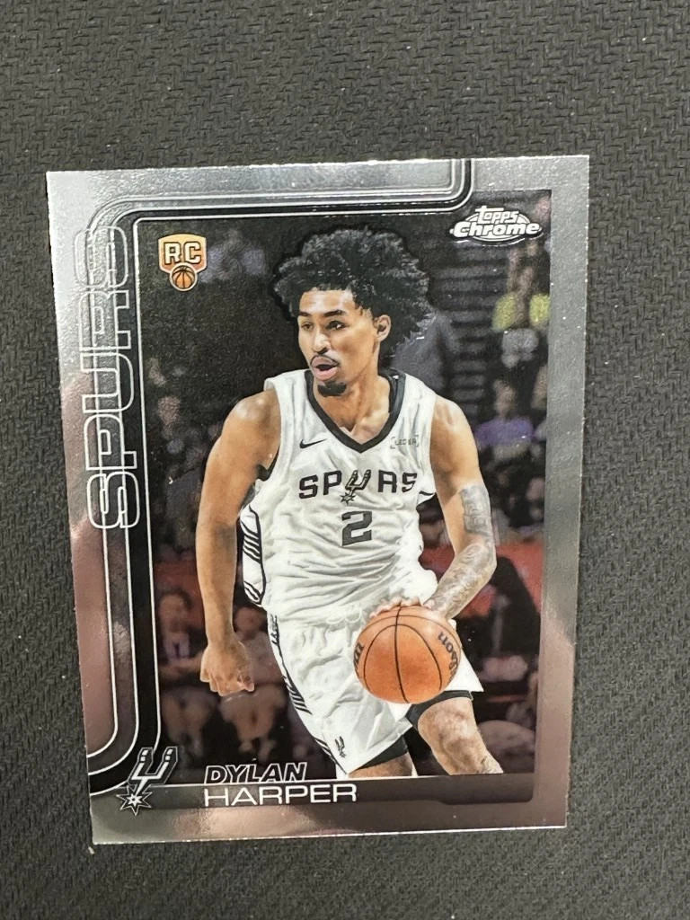 Dylan Harper 2025-26 Topps Chrome Basketball Rookie Spurs RC #252