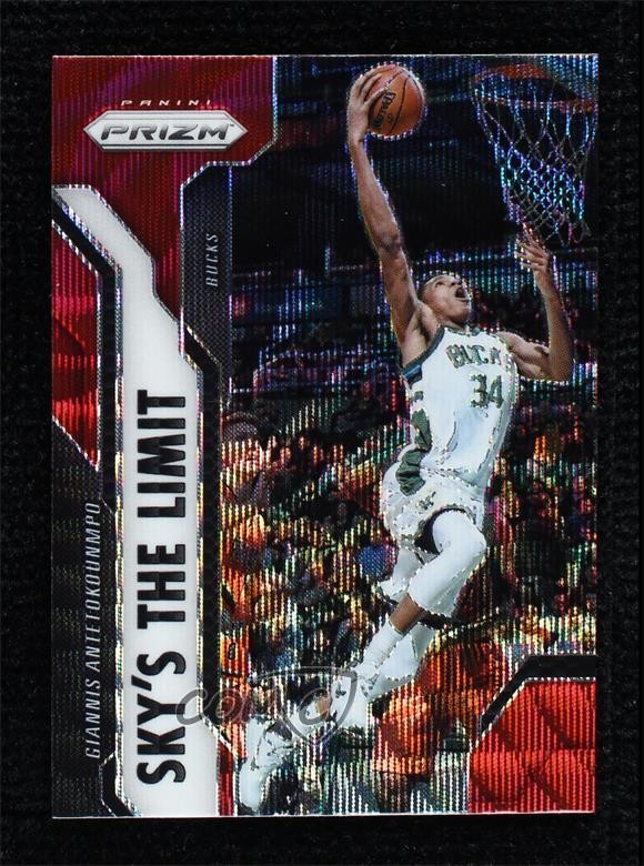 2016-17 Panini Prizm Sky's the Limit Ruby Wave Giannis Antetokounmpo #7 g0w