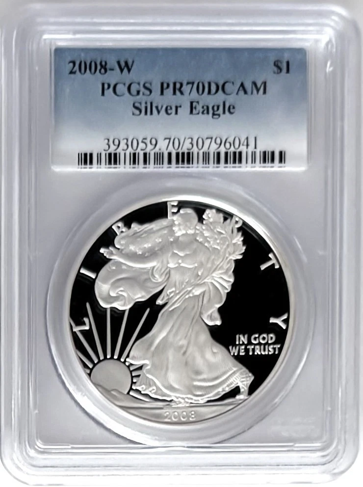 American Eagle PR 70 Graded 2008 Silver Bullion Coins for sale | eBay