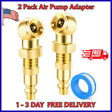 2 Pack Ball Foot Air Chucks for Tires - 1/4" FNPT Metal Quick ConnectLeak-Pro