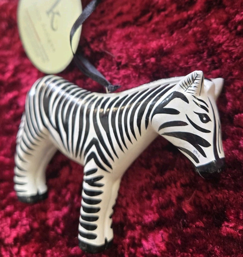 KAYU DESIGNS HANDCRAFTED WOODEN SAFARI ZEBRA New | eBay