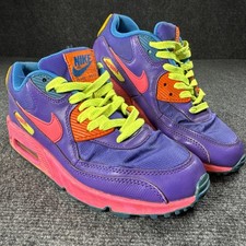 Nike Air Max Sneaker 90 GS 'Hyper Grape' Size US 7Y UK 6 colorblock