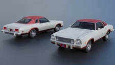 ABS-LIKE RESIN 3D PRINTED 1/25 1974 CHEVROLET CHEVELLE LAGUNA S-3 FULL KIT
