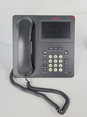 Qty. 3 Avaya 9641G Digital VoIP POE Office Desk Phone with Stand and Handset (TV
