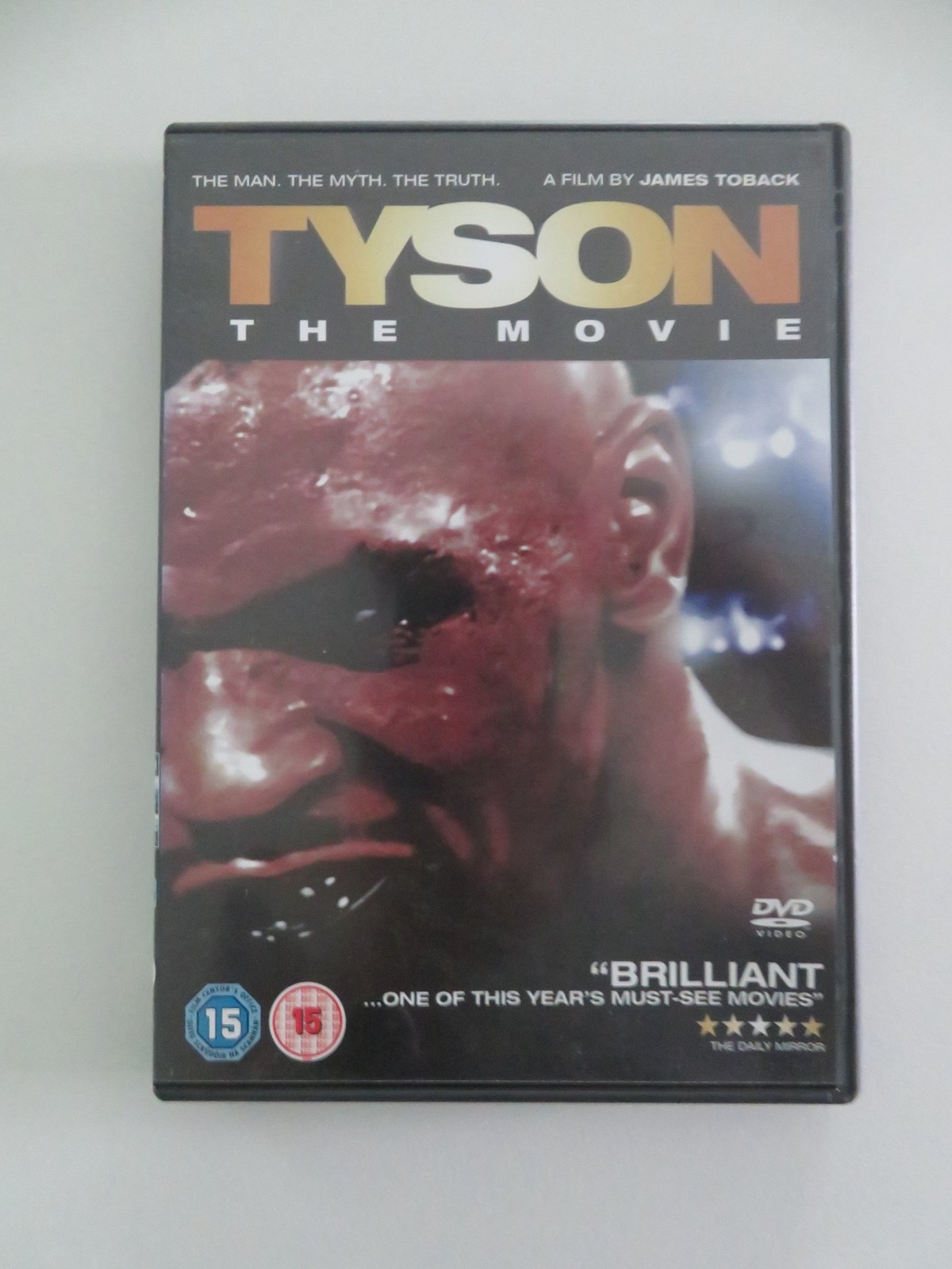 TYSON THE MOVIE (DVD) MIKE TYSON MILLS LANE 2008 REGION 2