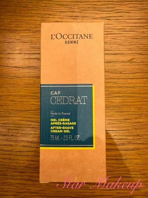 L'Occitane Cap Cedrat After-Shave Cream Gel (75ml/2.5fl.oz) New