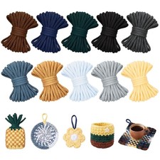 1000 PCS Loom Refill Loops, 10 Colors Loops Bands Nylon for 7-10 Inch Weaving...