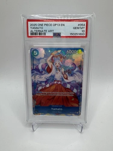 Yamato (Alternate Art) OP13-054 Carrying On His Will Foil PSA 10