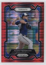 2024 Panini Prizm Red Pulsar Prizm 278/399 Ricky Tiedemann #90 1c9a