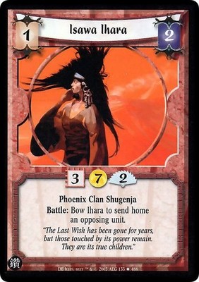 Isawa Ihara - Diamond Edition - Legend of the Five Rings CCG
