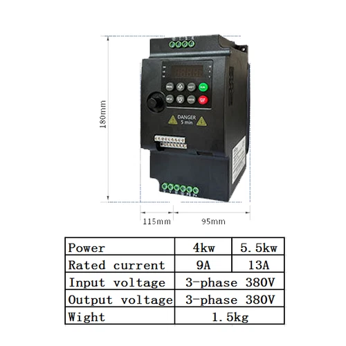 220V 380V 1.5KW 2.2KW 5.5KW VFD Inverter Variable Frequency Drive VSD Converter - Picture 23 of 29