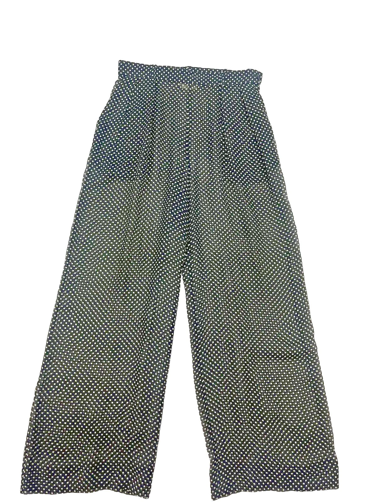 Saint Laurent — VTG  YSL YvesysaintLaurent Gauche Women’s EUR 42 100% Silk Sheer Wide Leg Pants