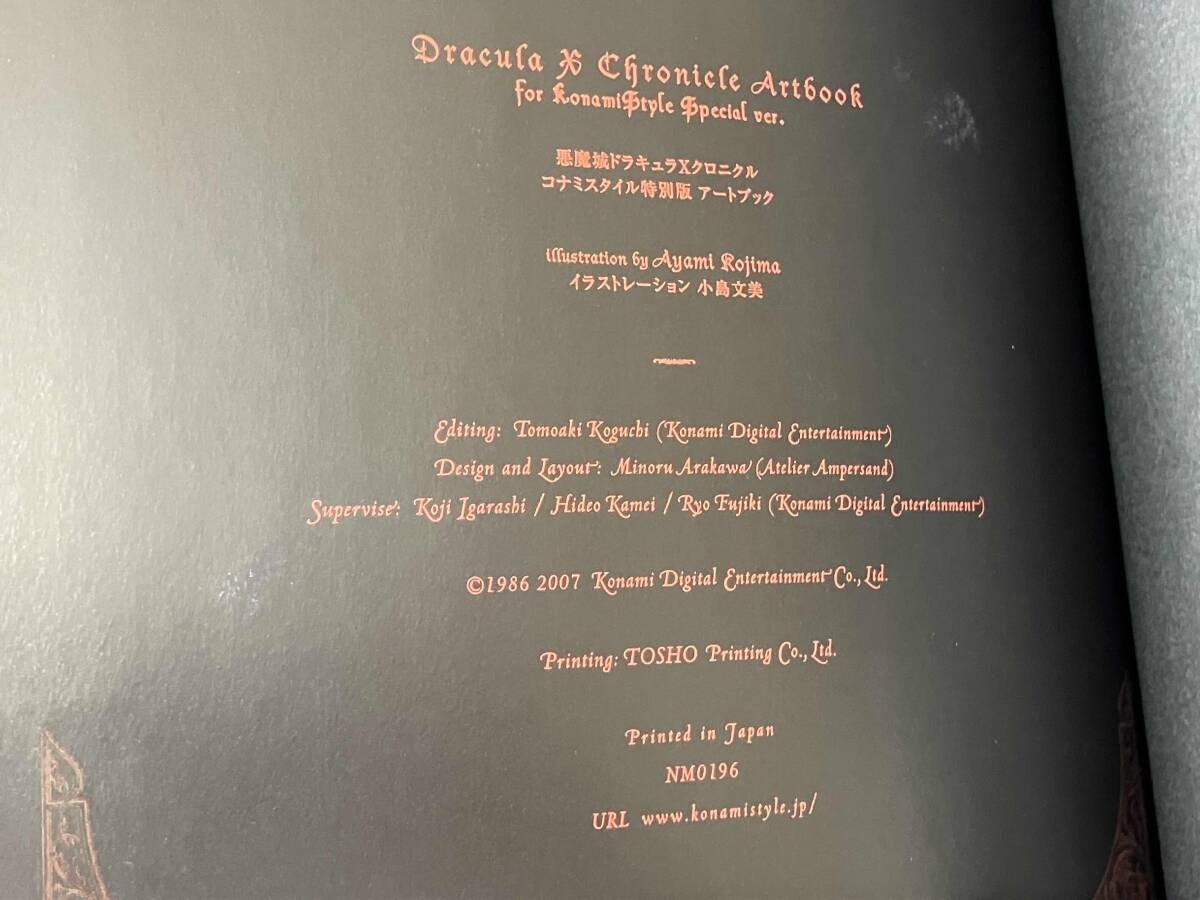 Dracula X Chronicle Artbook 小島文美 Dracula X Chronicle Artbook