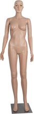 Female Mannequin Body,69 Inch Adjustable and Detachable Display with Metal Base