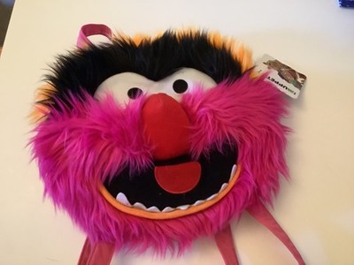 Disney Muppets Tiergesicht Rucksack Plüsch 11 Zoll Posh Paws mit Etikett
