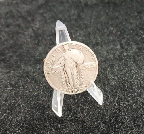 Silver 90% 1926 S Standing Liberty Quarter very fine looking coin   TP 10652