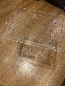 Mid Century Modern Lucite Folding Tray Table
