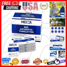 Hospital Grade Hand Wipes 100 Count - Moisturizing, Alcohol-Free  TSA Approved