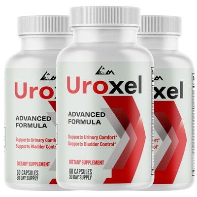 Uroxel Capsules Supports Healthy Prostate Function Supplement | 3 Bottles