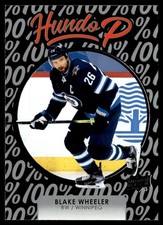2021-22 Upper Deck Hundo P Blake Wheeler Winnipeg Jets #HP-12