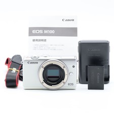 Canon EOS M100 White Body Excellent Condition Mirrorless Camera