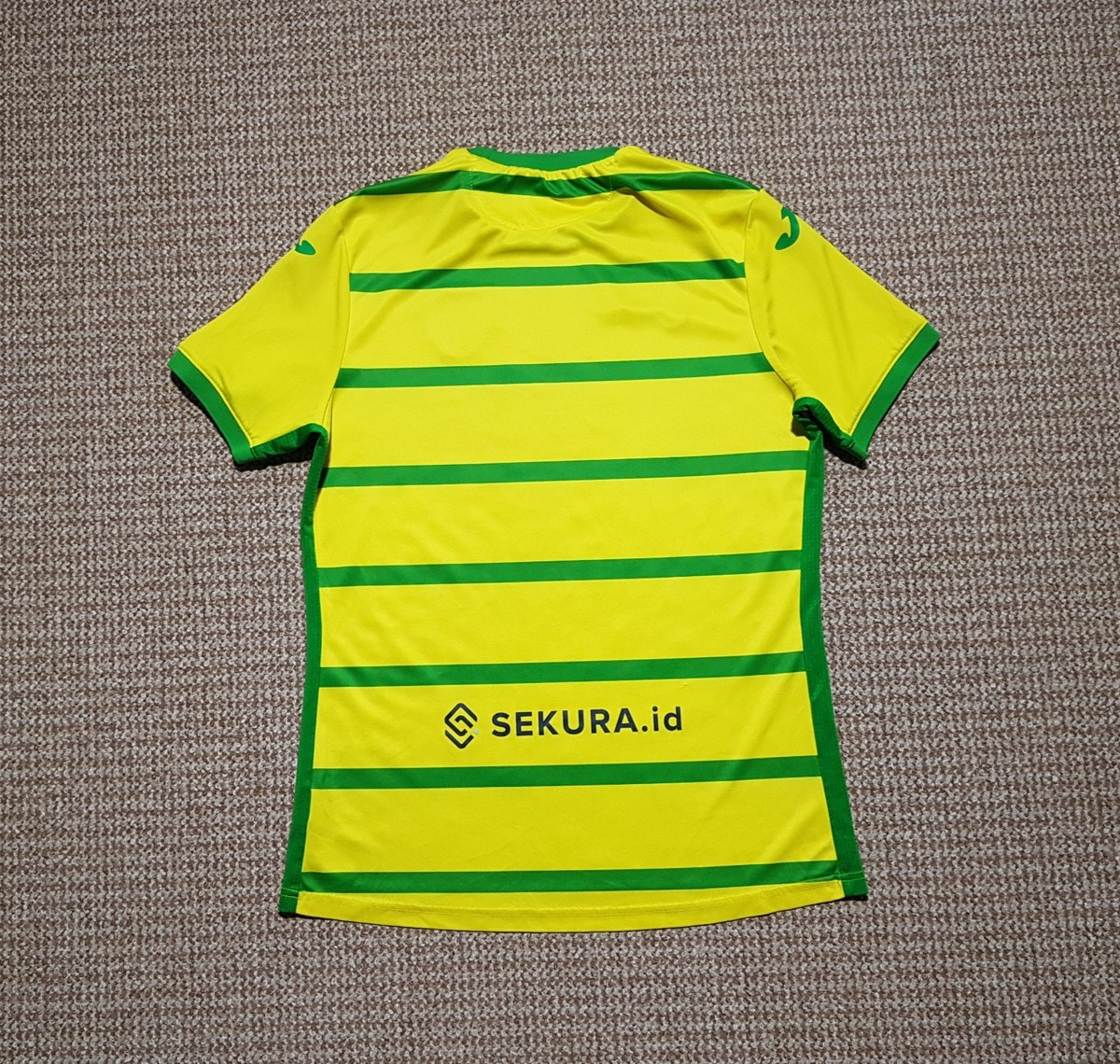 Joma Norwich City FC 2023-24 Lotus Football Soccer Jersey Shirt sz