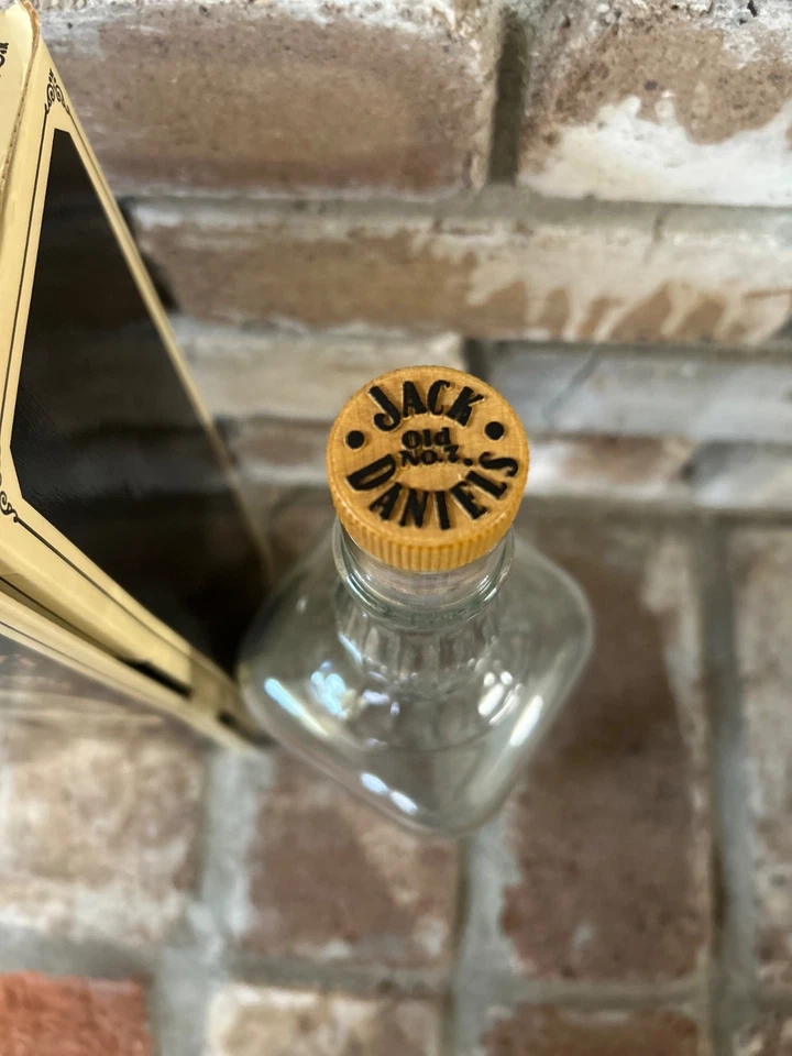 EMPTY Jack Daniel’s Old No. 7 1895 Replica Bottle w/ Cork and Box - Image 3 of 4