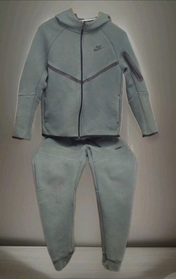 Nike Tech Fleece Full Trainingsanzug Khaki Grün/Oliv Kinder XL Alter 13-15