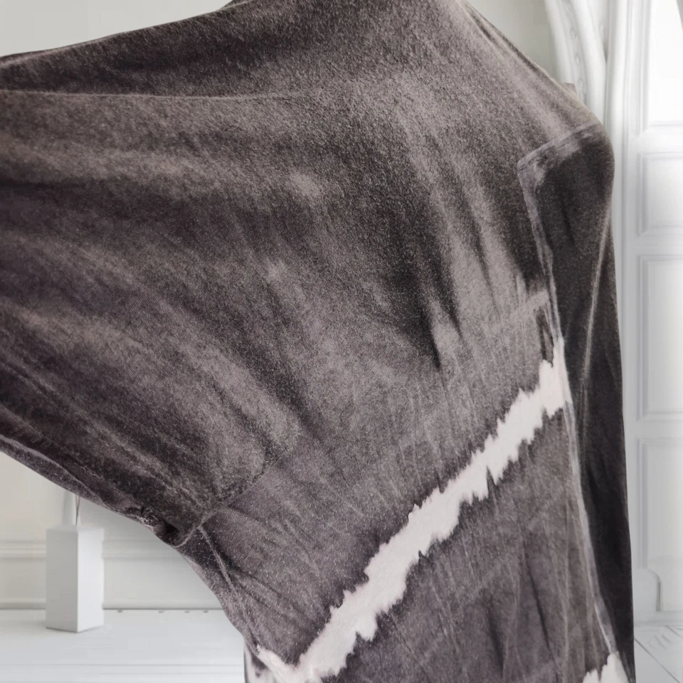 AllSaints Spitalfields Oversized Horse Graphic Tee M Cotton Modal Tie Dye Top - Image 2 of 4