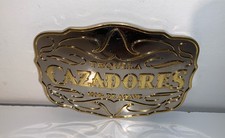 Big Cazadores Tequila Belt Buckle Western Cowboy Distillery 100 De Agave Large