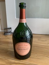 Empty Laurent Perrier Rose Magnum Champagne Bottle - 1.5L Bottle for Display