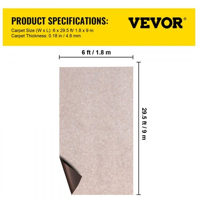 #ad Marine Boat Carpet 6ft x29.5ft Waterproof Anti Slide Easy Clean Deck Patio Rug $138.64