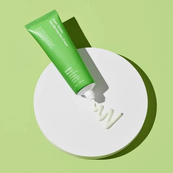 SUNGBOON EDITOR Green Tomato Pore Blurring Sun Cream 50g SPF50+ PA++++ K-Beauty - Image 2 of 4