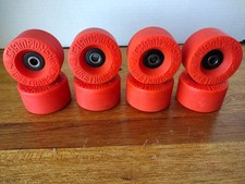 Championship Urethane Roller Skate Wheels Vintage Red 608sb Bearings