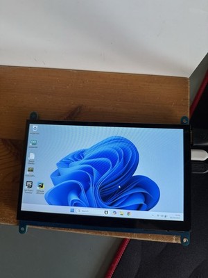 7'' Touchscreen IPS 1024x600 HDMI Display Monitor für Raspberry Pi Windows 10/11